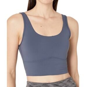 Under Armour Women’s Gray Scoop-Neck Long Line Sports Bra – Size Small